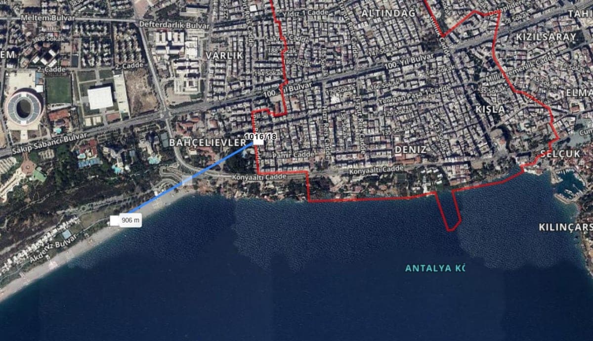 Antalya Muratpaşa'da Denize 5 dk, 3+1 Lüks Satılık Daire kapak görseli