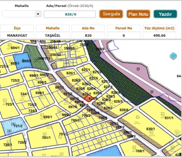 Antalya Manavgat Taşağıl Ticari+Konut İmarlı Satılık görsel 3