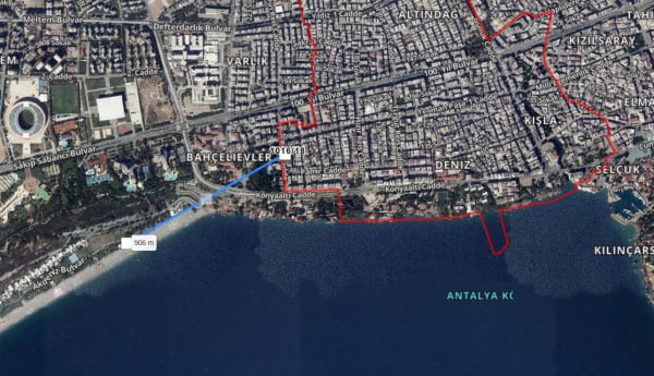 Antalya Muratpaşa Bahçelievler'de Denize 5 dk, 3+1 Lüks Satılık Daire görsel 2