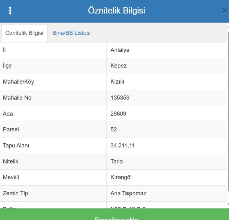 Antalya Kepez Kızıllı'da 6.372 m² Satılık Hisseli Tarla kapak görseli